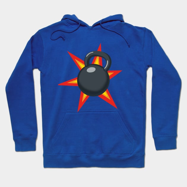 Kettlebell power Hoodie by Dmitri